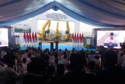 Groundbreaking proyek Ekosistem industri baterai, Juni 2025, Karawang